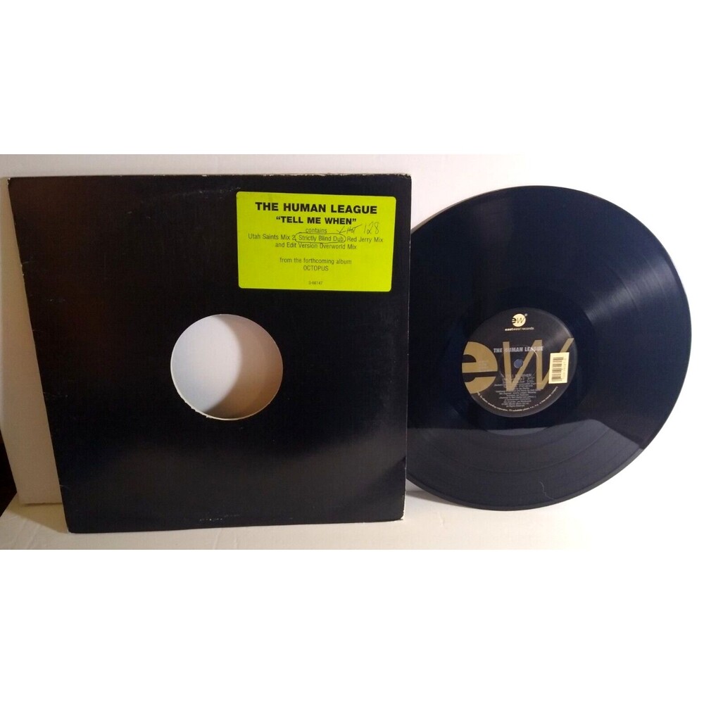 The Human League Tell Me When 12" Vinyl Record Dance Synth-Pop New Wave 1995